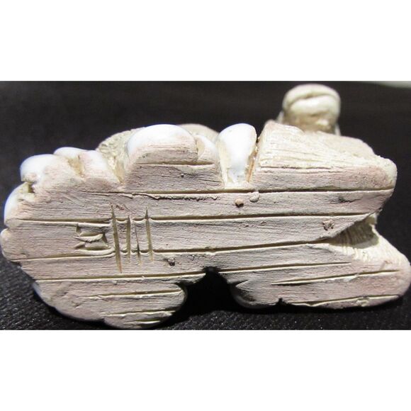 Artesania Rinconada unicorn figurine laying down vintage gold horn - Picture 5 of 7